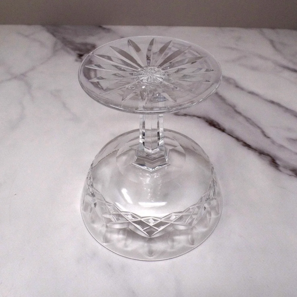 Vintage Waterford Crystal Lismore Champagne Coupe / Tall Sherbet Glass
